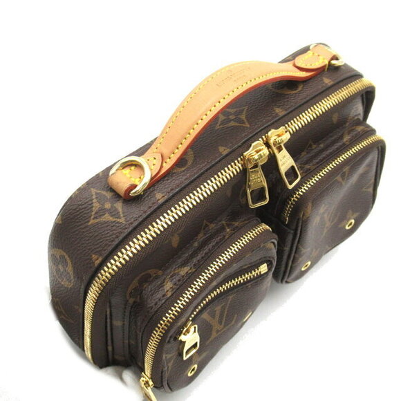 Louis Vuitton Utility Crossbody Bag Canvas Monogram Brown - Picture 4 of 10